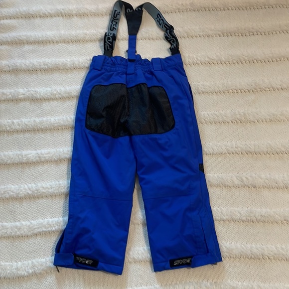 Spyder snow pants snowboard ski blue removable suspenders insulated boy size XXL - Picture 2 of 16